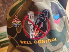 Vtg Amoco Chevron Hat Oil Well Control Camo Camouflage Gas Oil Field Gasoline