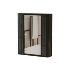 Wall-mounted Bathroom Medicine Cabinet With Mirror  2 Shelves  Farmhouse Style