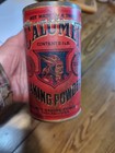 Vintage Calumet Baking Powder 1lb  Tin Can  Paper Label Paris 1912 Excellent 