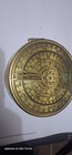 Vintage Brass Pocket Sundial Compass Perpetual Calendar Nautical Maritime Gift