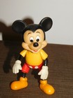 Vintage Toy 5 3 4  High Walt Disney Prod Bendable Plastic Mickey Mouse