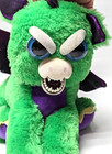Feisty Pets Ferdinand Winged Dragon Plush Stuffed Animal Scary Face