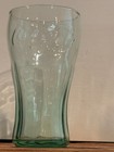 Vintage Small Coca-cola Green Glass   Coke  6 25 Oz 4 5 Inches