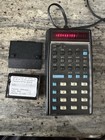 Vintage Hewlett Packard Hp-35 Calculator With Manual   Case   Charger