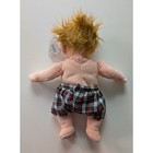 Ty Beanie Kids Chipper Plush Doll Blonde Hair Plaid Shorts With Tags