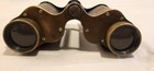 Antique Wwi British 6x Binoculars Ross London 1910s Brass Leather Officer Field