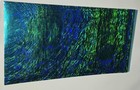 Holographic Teal Light Ray Sign Plotter Cutter Vinyl Roll