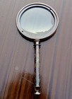 Brass Magnifying Glass 9 5  Vintage Handheld Reading Gift Engraved Antique