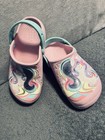 Crocs Fun Lab Sparkles Unicorn J3 Girls Slip On Clogs 205001 Amazing Shape    pics