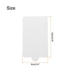 100pcs Mini Cake Boards Mousse Cake Cardboards Rectangle Cake Bases White