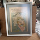 Antique Rock-a-bye-baby Illustration From Nursery Book  See Photos Full Descrip 