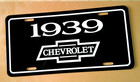 1939 Chevrolet License Plate Tag  39 Chevy Master Deluxe Sedan Pickup Truck