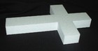 Eps Styro-foam Cross 18 x12 x2  Floral Sympathy Cemetery Roadside Decoration