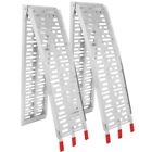 7 5 Ft Aluminum Arched Motorcycle Atv utv Truck Lawn Folding Loading Ramps Tool