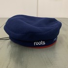 Usa 2002 Winter Olympics Team Beanie Fleece Hat Official Outfitter Blue Roots