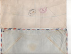 Lot Khartoum Foreign Service Us Sudan Registered Air Mail Envelope Cover 1954 B1