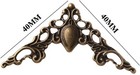 30pcs Antique Bronze Edge Corner Decorative Protectors  Scrapbooking Albums 