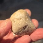 Textured Natural Rock   Stone Specimen - Beige Tan Pebble  single 