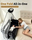 Steanny Pack N Play playard With Bassinet bedside Sleeper pack And Play Foldable