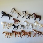Lot Of 14 Horse Figures  12 Schleich   2 Safari Ltd  All Retired Mustang Arabian