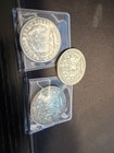 Lot Of 3 1921-s Morgan Silver Dollars    