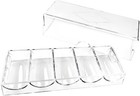 Clear Acrylic Blackjack Dealer Shoe   Discard Tray   Poker Chip Holder Tray