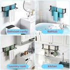 24 Inch Double Towel Bar  Towel Rack For Bathroom Wall Mounted  Stainless Steel