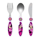 Disney Minnie Mouse Children s Kids 3pcs Cutlery Set  Knife fork spoon