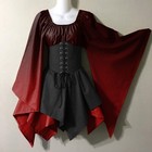Renaissance Vintage Palace Victoria Medieval Costume Women Halloween Cosplay
