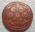 1984 Wildwood Elks Alberta Canada  2 In Trade Numismatic Copper Medal