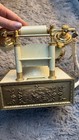 Vintage Deco-tel Rotary Dial Telephone Ornate Regency Style Gold  Victorian