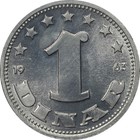 Yugoslavia 1963 1 Dinar  unc - In Archival Holder W printed Insert