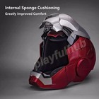 Marvel Iron Man 2 Mark V Armor Electronic Helmet Voice Activated Replica Props