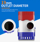 1100gph 12v Electric Marine Submersible Bilge Sump Water Pump For Boat 3 4  Hose