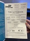 The Notebook Musical Program Playbill Chicago Pre-broadway Theater Sept 2022
