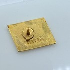 Vtg Pair Of Schlitz Gold   Silver Tone Tie Tack Lapel Hat Pins