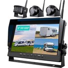 10 1  1080p Wireless Rear Side Backup Camera Dvr Quad Split Monitor For Rv truck