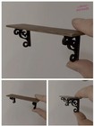 3pc Unfinished Miniature Furniture 1 12 Scale Wall Shelf Dollhouse For Store