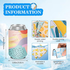 12 Pack Summer Can Cooler Sleeve Insulated Neoprene Can Coolers In Bulk  Beach P