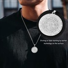 Seal Of The 7 Archangels Pendant Necklace For Men seven Archangels Protection   