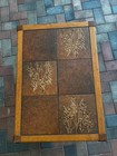 Vintage Mid Century Danish Teak Side End Table Tile Gangso Mobler Denmark