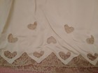 Vintage Avian Mini Skirt Hal Slip Lace Med Ivory Usa Union Heart Lace Cut Outs