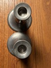1930 Pair Of Vintage Pewter Candlesticks L h  Vaughan Great Condition Colonial
