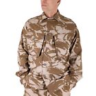 Original British Army Military Combat Desert Field Jacket Shirt Lightweight New