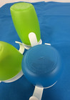 Lot Of 3 - 1 Munchkin 360 Sippy Cup  2 Snack Bin Dispenser   Catcher