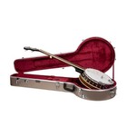 Abs Molded Banjo Case For 5-string Resonator   Tenor   Matte Finish  Champagne