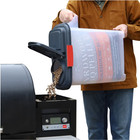 Storage Dispenser Weatherproof Bin Charcoal Buddeez Wood Pellet Pet Food 8 Quart