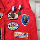 Vintage Boy Scout Vest Patches Virginia Ncac Cub Camp Pinewood Derby Medals Bsa