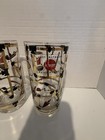 Vtg Rheem Water Heater Promo Glasses Set Of 2 Collectible Drinkware