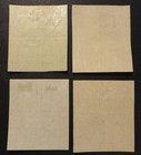 Scott  343-346 Mint H   Nh 1908-1909 Imperf Blocks Of Four  - Bright  Colors